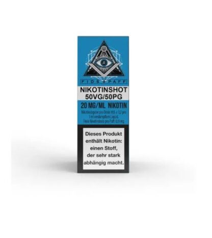 Fids-Paff 50VG/50PG NikotinShot 10ml 20mg