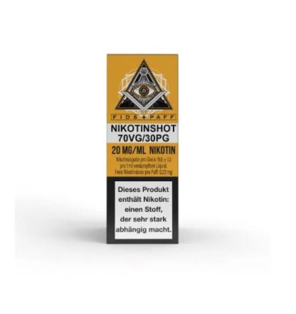 Fids-Paff 70VG/30PG NikotinShot 10ml 20mg