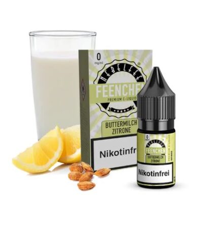 Nebelfee Nikotinsalz Liquid 10ml Buttermilch Zitrone 0mg