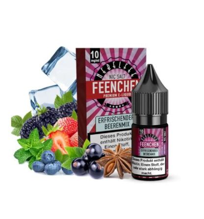 Nebelfee Nikotinsalz Liquid 10ml Erfrischender Beerenmix