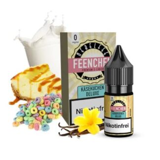 Nebelfee Nikotinsalz Liquid 10ml Käsekuchen Deluxe 0mg