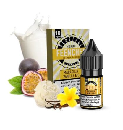 Nebelfee Nikotinsalz Liquid 10ml Maracuja Vanilleeis