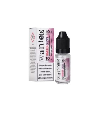 Wanted Overdosed Nikotinsalz Himbeer Cassis 10ml