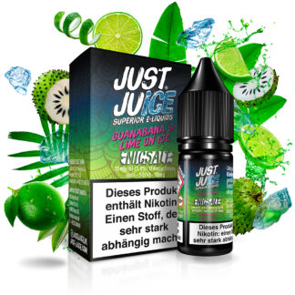 Just Juice Nikotinsalz Liquid 10ml Guanabana & Lime on Ice 20mg