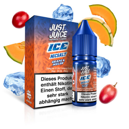 Just Juice Nikotinsalz Liquid 10ml Grape & Melon Ice 20mg