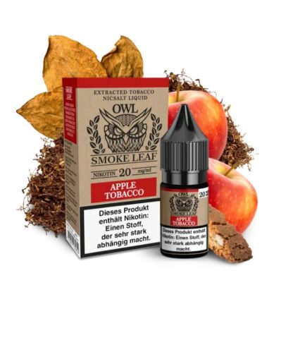 OWL Smoke Leaf Nikotinsalz Liquid 10ml Apple Tobacco