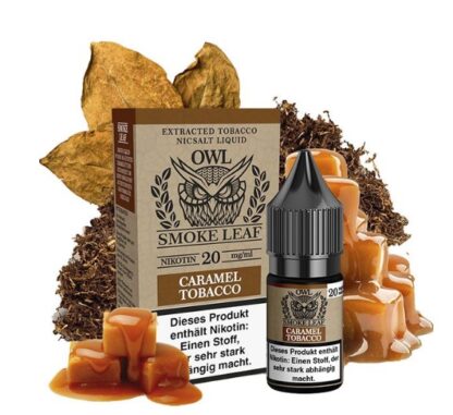 OWL Smoke Leaf Nikotinsalz Liquid 10ml Caramel Tobacco