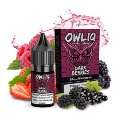 OWLIQ Overdosed - Nikotinsalz Liquid 10ml Dark Berries