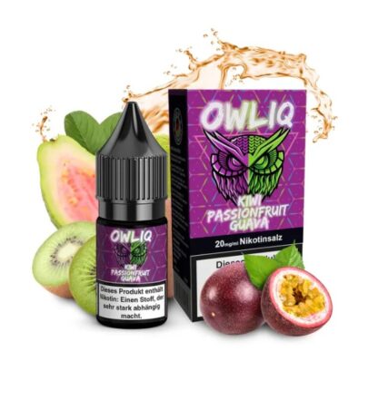 OWLIQ Overdosed - Nikotinsalz Liquid 10ml Kiwi Passionruit Guava