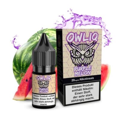 OWLIQ Overdosed - Nikotinsalz Liquid 10ml Purple Melon