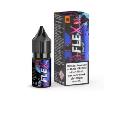 Revoltage Flex Nikotinsalz Liquid 10ml Overdosed Blue Razz