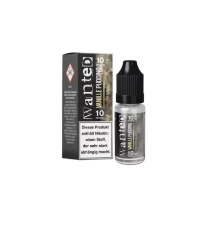 Wanted Overdosed Nikotinsalz Liquid 10ml Vanillepudding