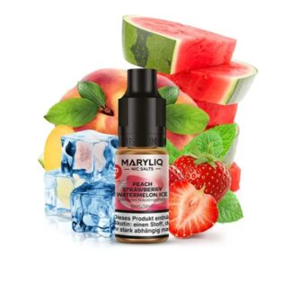Maryliq Nikotinsalz Liquid 10ml Peach Strawberry Watermelon Ice