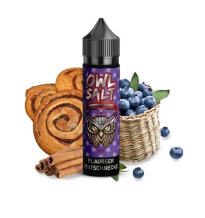 OWL Salt Aroma XMAS 10ml Blaubeer Zimtschnecke