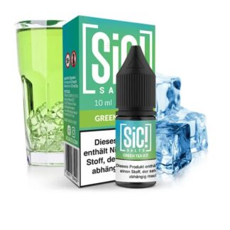 SIC! Nikotinsalz Liquid 10ml Green Tea Ice