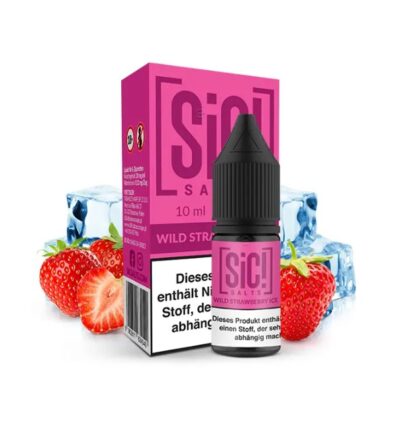 SIC! Nikotinsalz Liquid 10ml Wild Strawberry Ice
