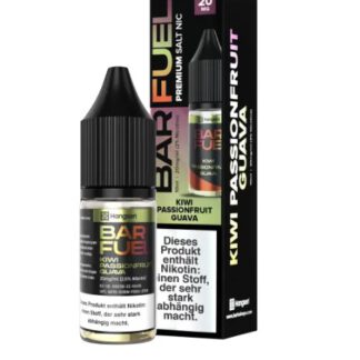 Bar Fuel Nikotinsalz Liquid 10ml Kiwi Passionfruit Guava