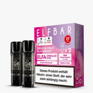 ElfBar ELFA Prefilled Pod 2ml 2er Pack verschiedene Geschmacksrichtungen