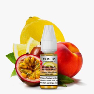 ELFLIQ Nikotinsalz Liquid Lemon Peach Passion Fruit