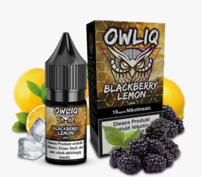 OWLIQ Overdosed Nikotinsalz Liquid 10ml Blackberry Lemon