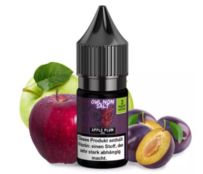 OWL Non Salt Liquid 10ml Apple Plum