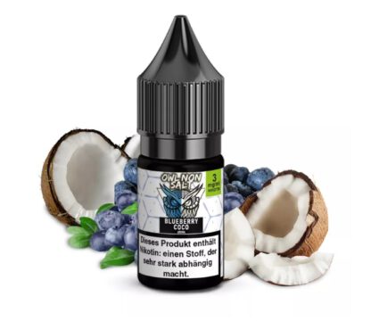 OWL Non Salt Liquid 10ml Blueberry Coco