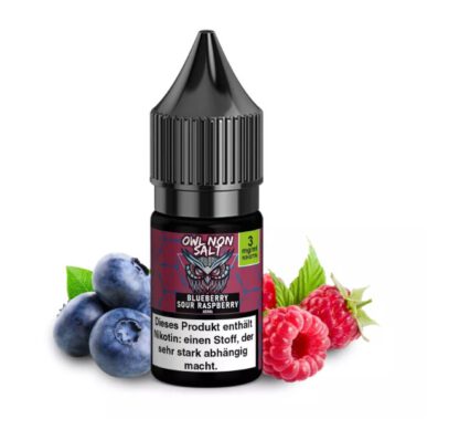 OWL Non Salt Liquid 10ml Blueberry Sour Raspberry