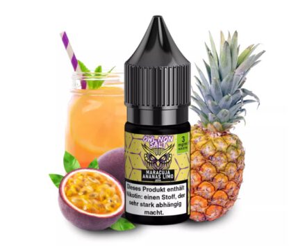 OWL Non Salt Liquid 10ml Maracuja Ananas Limo
