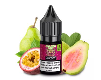 OWL Non Salt Liquid 10ml Passionfruit Pear Guava