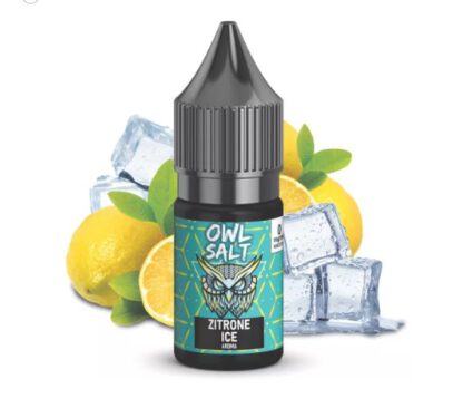 Owl Salt Liquid 10ml Zitrone Ice