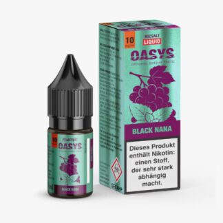 Revoltage OASYS Nikotinsalz Liquid Black Nana